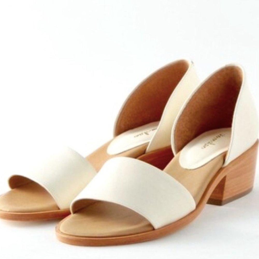 Steven Alan Wander D'Orsay Leather Heeled Sandal Size 7 Open Toe